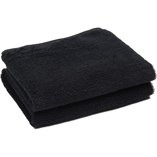 

Black Face Towel and Bath Towel Cotton Blend Towel Machine Washable Super Soft Highly Absorbent Quick Dry For Bathroom Hotel Spa