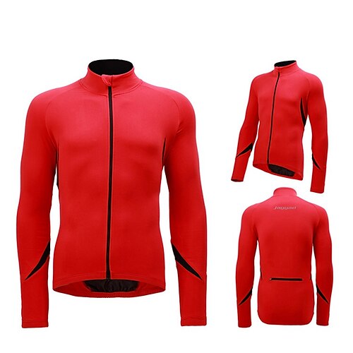 

Men's Windbreaker Winter Windproof Cycling Moisture Wicking Breathability Bike Top Road Bike Cycling City Bike Cycling Black Red Bike Wear / Long Sleeve / Stretchy / Athleisure