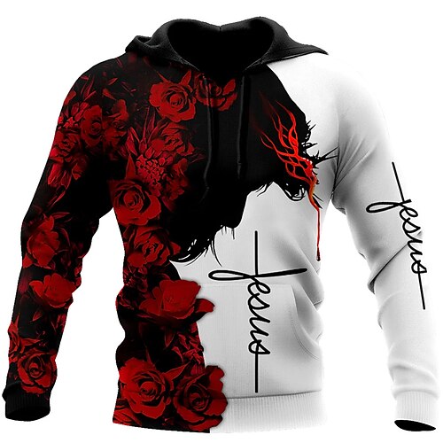 

Hombre Unisexo Sudadera Con Capucha Rojo Con Capucha Rosa Caballeros templarios Estampados Estampado Diario Deportes Impresión 3D Ropa de calle Design Casual Primavera Otoño Ropa Sudaderas con