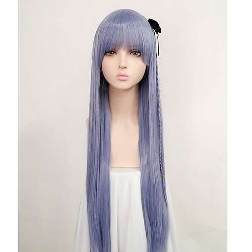 

Danganronpa Kirigiri Kyouko Long Purple Cosplay Party Wigs