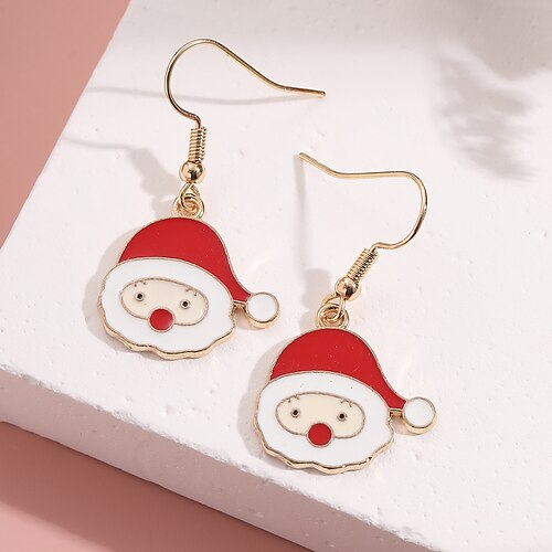 

1 Pair Drop Earrings Earrings For Women's Christmas Gift Festival Alloy Geometrical Holiday Fashion Birthday