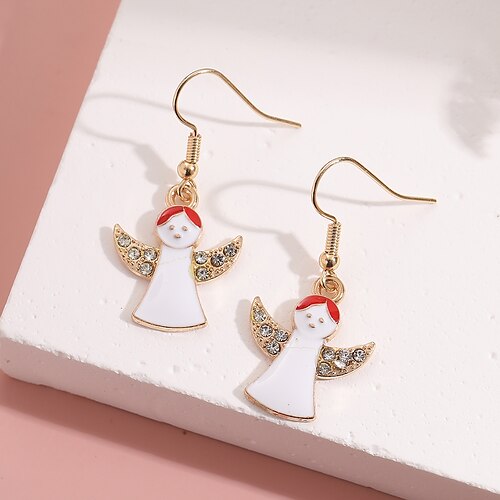 

1 Pair Drop Earrings Earrings For Women's Gemstone Christmas Halloween Festival Alloy Geometrical Holiday Fashion Birthday