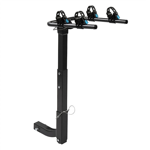 

Bike Carrier Hanging Hitch Rack Foldable Transport Rack for Cars Trucks SUVs Black