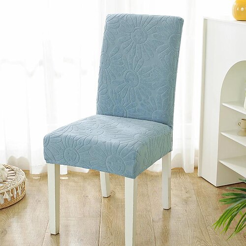 

Elastic Chair Cover Cushion Back One Thickening Universal Universal Stool Cover Dining Table Seat Cushion Set Home