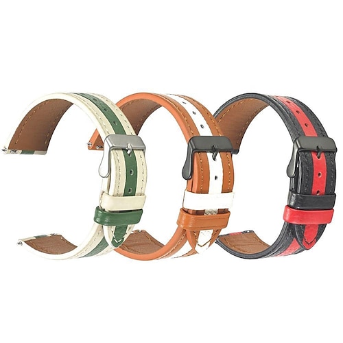 

1PC Smart Watch Band Compatible with Apple iWatch Series SE / 6/5/4/3/2/1 Leather Loop for iWatch Smartwatch Strap Wristband Genuine Leather Adjustable Breathable Shockproof
