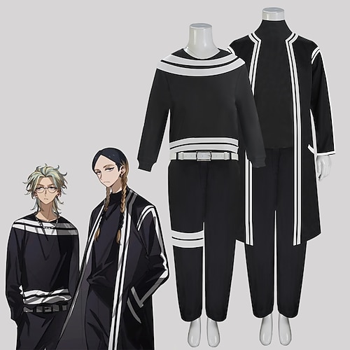 

Inspired by Tokyo Revengers Haitani Ran Anime Cosplay Costumes Japanese Cosplay Suits Long Sleeve Coat Top Pants For Women's