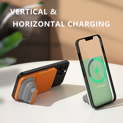 

Wireless Charger 15 W Output Power 1 Port Wireless Charging Station CE Certified Fast Wireless Charging Lightweight Magnetic For Cellphone 1 PCS
