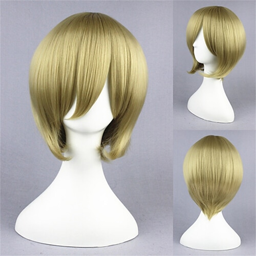 

Natsume's Book of Friends Takashi Natsume Anime Hair Cosplay Blonde Short Straight Wig