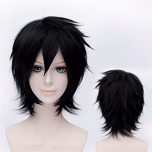 

Big Hero 6 Hiro Hamada Cosplay Wigs Black Short Synthetic Hair