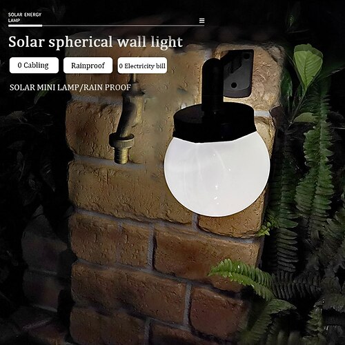 

2pcs Solar LED Light Outdoor Lamp Spotlight Outdoor Waterproof Lamp Lantern Garden Decor Yard Solar Landscape Solar Wall Light
