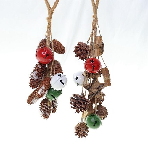 

christmas decoration pendant pendant pendant pendant pine cone bell wind chime string