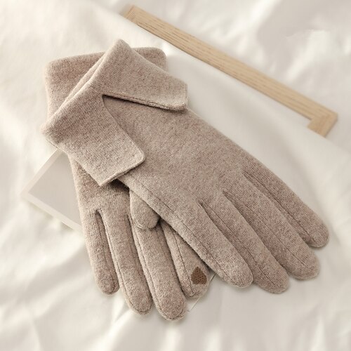 

Women's Touchscreen Gloves Warm Winter Gloves Gift Daily Solid / Plain Color Polyester Acrylic Fibers Casual 1 Pair