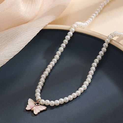 

1PC Necklace For Women's Wedding Sport Gift Alloy Classic Butterfly