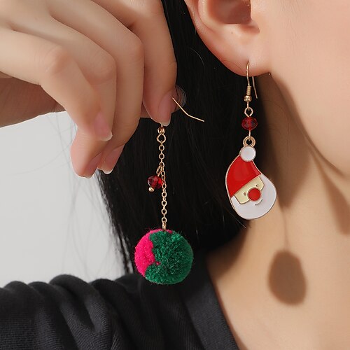 

1 Pair Drop Earrings Earrings For Women's Christmas Gift Festival Resin Alloy Geometrical Holiday Fashion Birthday