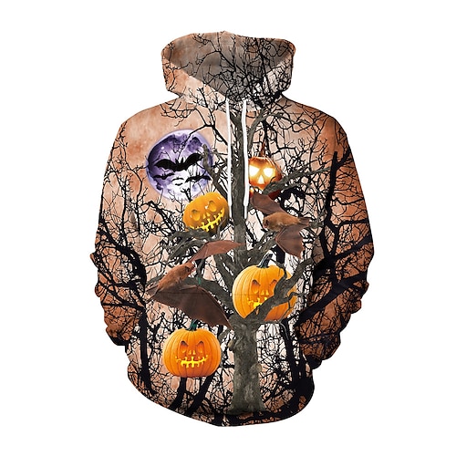 

Inspired by Halloween Ghost Pumpkin Devil Hoodie Cartoon Manga Anime Front Pocket Graphic Hoodie For Men's Women's Unisex Adults' 3D Print 100% Polyester