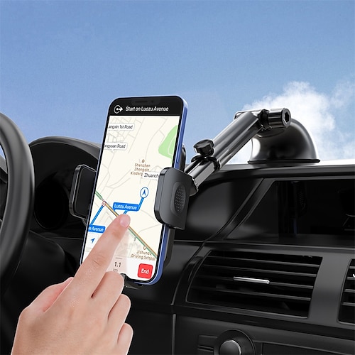 

Car Phone Holder Retractable Sticky Solid Phone Holder for Car Compatible with All Mobile Phone Phone Accessory