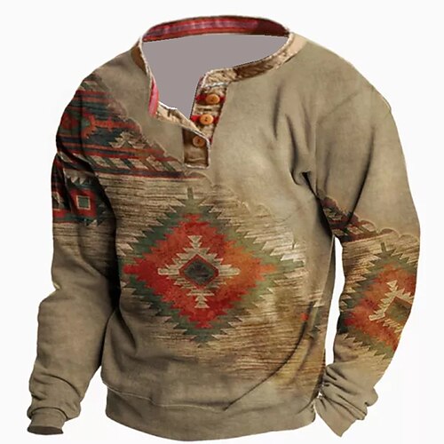 

Men's Unisex Sweatshirt Pullover Green Blue Purple Brown Gray Graphic Prints Print Casual Daily Sports 3D Print Boho Designer Casual Spring & Fall Clothing Apparel Hoodies Sweatshirts Long Sleeve