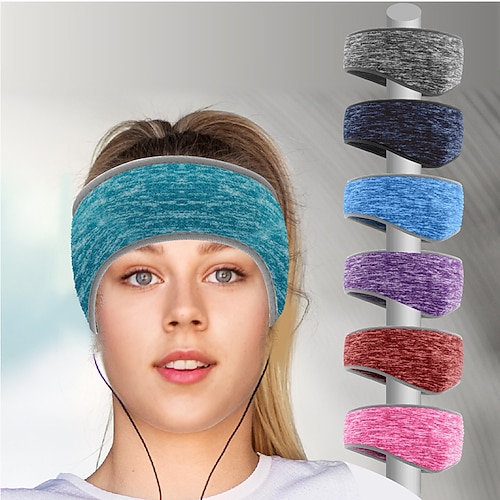 

Ear Warmer Men's Women's Solid Colored Thermal Warm Windproof Breathable for Fitness Running Jogging Winter Autumn / Fall Violet Black Rosy Pink / Quick Dry