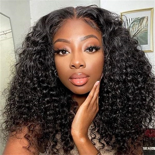 

Glueless lace Wig Undetectable Invisible Lace Water Wave 13x4 Frontal Lace Wig Real HD Lace