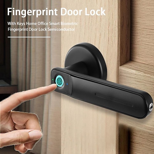 

Fingerprint Door Lock Door Knob with Keypad Keyless Entry Door Lock with Handle for Home Hotel Office Apartment Bedroom