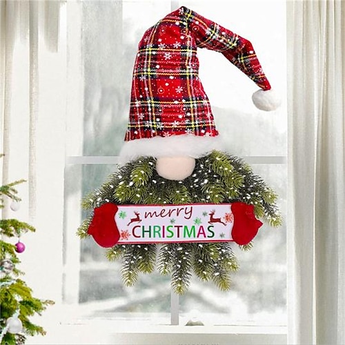 

Christmas Decorations Faceless Old Man Elf Christmas Hanging Doors Hanging Holiday Decorations Pendants