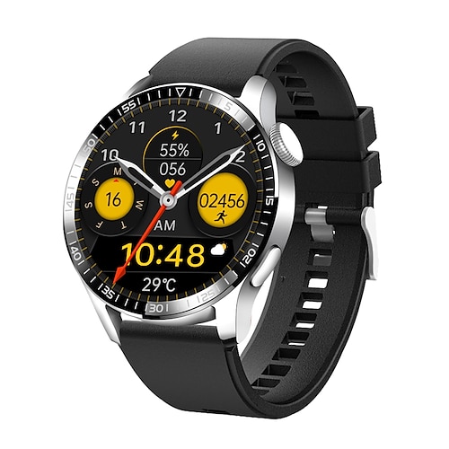 

696 UM93PRO Smart Watch 1.28 inch Smartwatch Fitness Running Watch Bluetooth Pedometer Call Reminder Sleep Tracker Compatible with Android iOS Women Men Hands-Free Calls Message Reminder IP 67 31mm