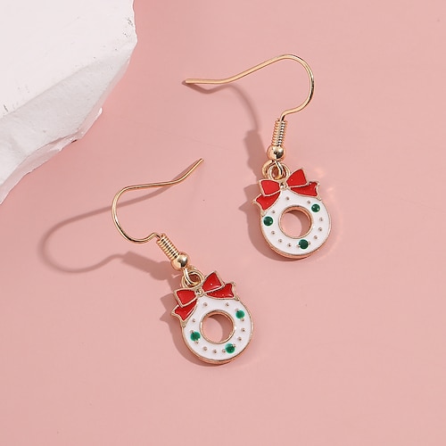 

1 Pair Drop Earrings Earrings For Women's Christmas Gift Festival Alloy Geometrical Holiday Fashion Birthday