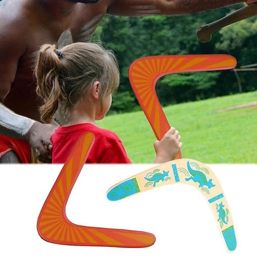 

Boomerang Toy Throwback V Shaped Flying Disc Funny Throw Catch Interactive Toy Outdoor Fun Game Gifts For Kids Children Toys