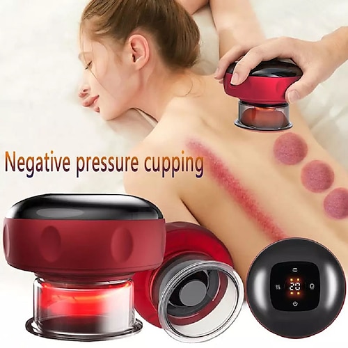

12-speed Electric Vacuum Cupping Massage Body Cup Anti-cellulite Treatment Massager for Body Electric Scraping Scraping for Fat Burning and Slimming