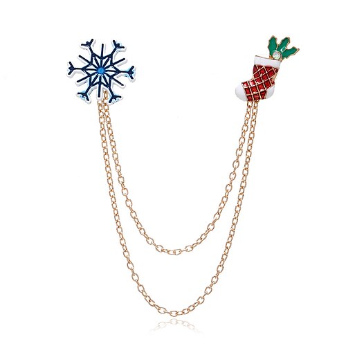 

Women's Brooches Casual Christmas Snowflake Brooch