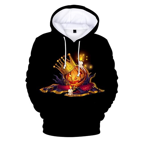 

Inspired by Halloween Spider Hoodie Cartoon Manga Anime Front Pocket Graphic Hoodie For Men's Women's Unisex Adults' 3D Print 100% Polyester