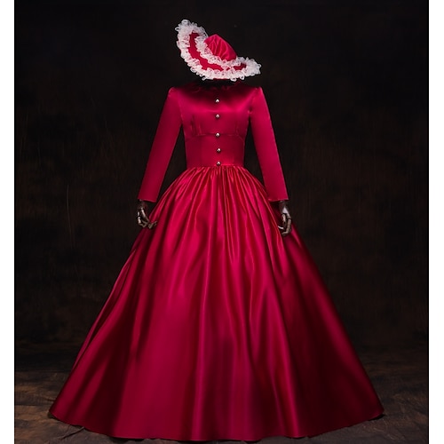 

The Marvelous Mrs. Maisel Rococo Medieval Dress Party Costume Masquerade Women's Costume Black Vintage Cosplay Party Masquerade Halloween