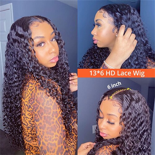 

Kinky Curly 136 Lace Front Wigs With Baby Hair Pre Plucked Light Bleached Knots