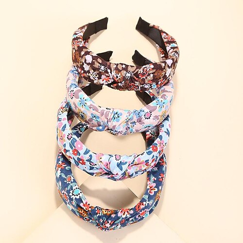 

Kids Girls' Sweet Daily Floral Polyester Hair Accessories Blue / Brown / Beige One-Size