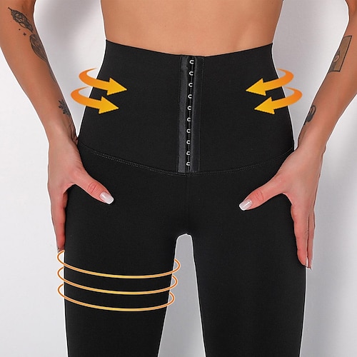 

Women's Tights Leggings Grey Black High Waist Casual Athletic Sport Vacation High Elasticity Ankle-Length Tummy Control Plain M L XL XXL / Skinny