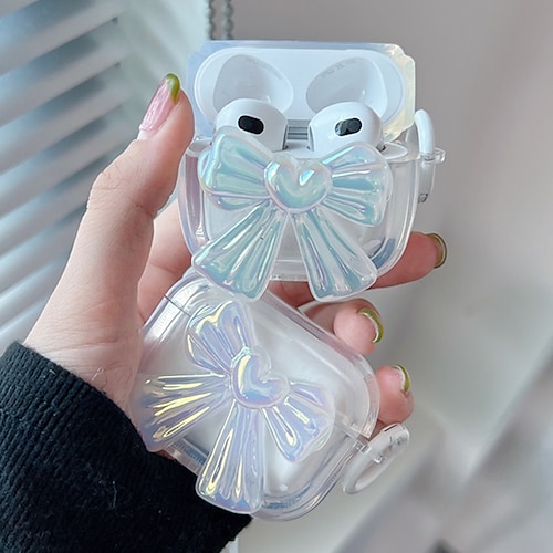 

Case Cover Compatible with AirPods Pro Airpods 1/2 Cool Pattern Lovely Solid Color PC Headphone Case