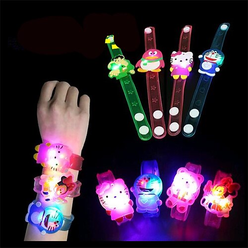 

Children's party gifts 10-piece gift bag stuffing LED luminous bracelet glow-in-the-dark party supplies Children's birthday Valentine's Day Halloween Christmas party gifts