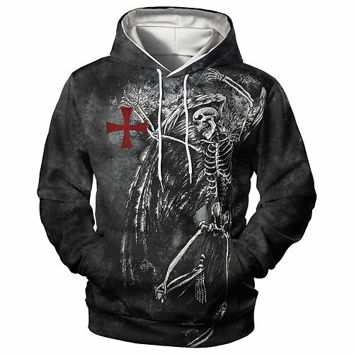 

Men's Unisex Pullover Hoodie Sweatshirt Hooded Color Block Graphic Prints Print Daily Sports 3D Print Streetwear Casual Big and Tall Clothing Apparel Hoodies Sweatshirts Long Sleeve Black
