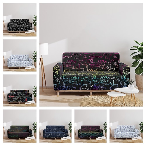 

Game Printed Sofa Cover Stretch Slipcovers Soft Durable Couch Cover 1 Piece Spandex Fabric Washable Furniture Protector fit Armchair Seat/Loveseat/Sofa/XL Sofa