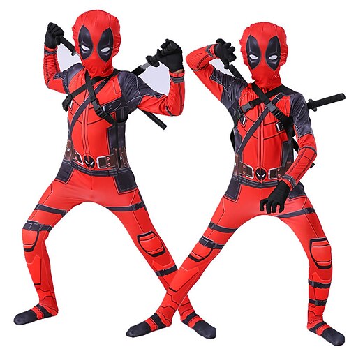 

Superheros Spider Man Outfits Masquerade Men's Women's Boys Movie Cosplay Cosplay Costume Party Red Zentai Masquerade Polyester