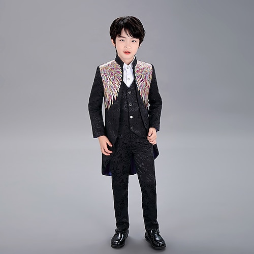 

Party Three-piece Suit ( Vest ) Kids Boys Ring Bearer Suits Cotton Blend 3-17 Years