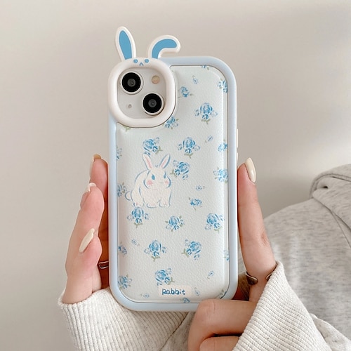 

Phone Case For Apple Back Cover Classic Series iPhone 14 Pro Max 14 Plus 13 12 11 Pro Max Mini SE Bumper Frame Soft Edges Non-Yellowing 3D Cartoon TPU PU Leather