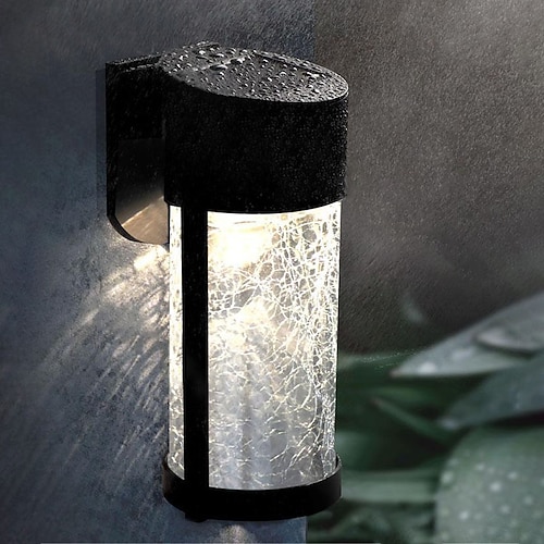 

Solar Wall Lights Crack LED Outdoor Garden Decorative Light Yard Lighting Christmas Light