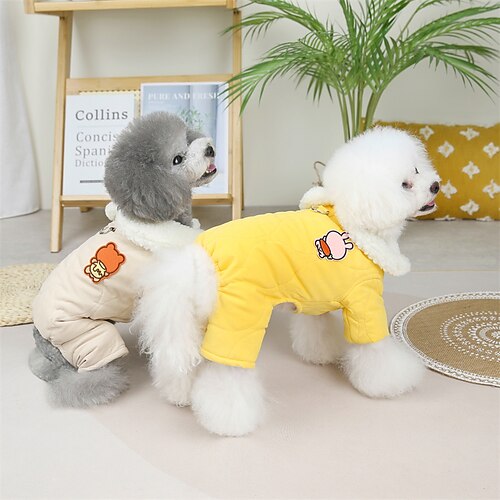 

Dog Cat Sweater Solid Colored Cute Sweet Dailywear Casual Daily Winter Dog Clothes Puppy Clothes Dog Outfits Soft Yellow Khaki Costume for Girl and Boy Dog Cotton S M L XL 2XL