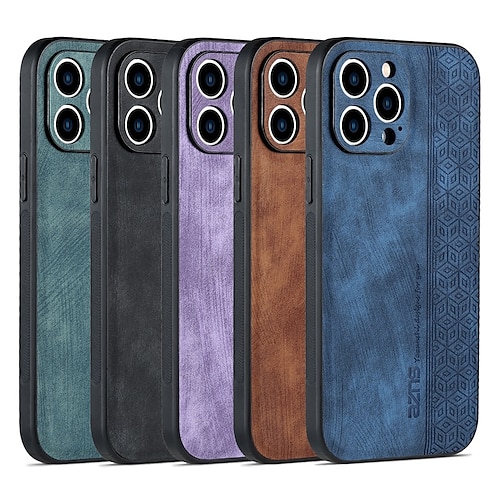 

Phone Case For Apple Back Cover iPhone 13 Pro Max 12 11 SE 2022 X XR XS Max 8 7 Full Body Protective Dustproof anti-drop Solid Colored PC PU Leather