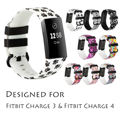 

Olahraga Tali untuk Fitbit Charge 3 untuk Fitbit Charge 4 Band Pengganti Silikon Tali untuk Fitbit Charge 3 4 Gelang