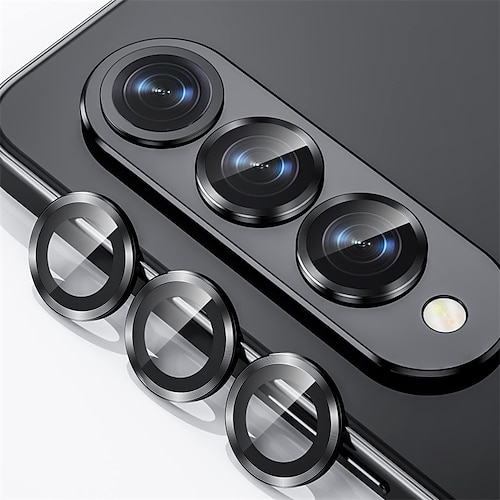 

1 Set Samsung Galaxy Z Fold 4 Camera Lens Protector Case Cover Anti Scratch HD Tempered Metal Glass Camera Screen Protector Shockproof Film for Galaxy Z Fold 4 5G 2022 Accessories