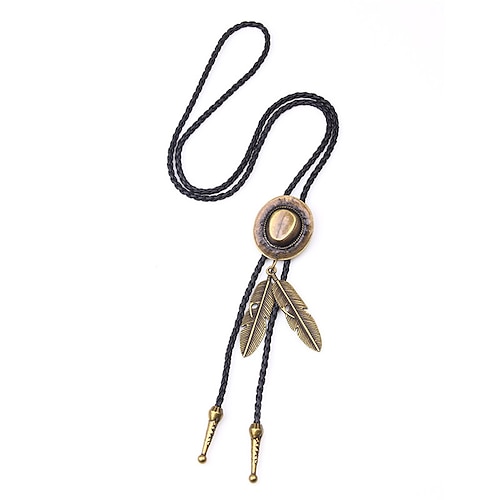 

1PC Pendant Necklace For Men's Halloween Street Sport Leather Stacking Stackable