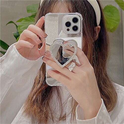 

Phone Case For Apple Classic Series iPhone 14 Pro Max iPhone 14 Pro iPhone 14 Plus iPhone 14 iPhone 13 Pro Max 12 11 SE 2022 X XR XS Max 8 7 Bumper Frame Full Body Protective Dustproof Heart Silica