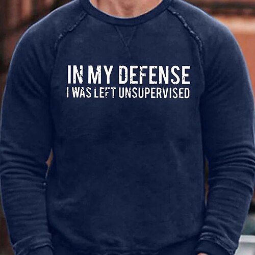 

Men's Sweatshirt Pullover Blue Red Gray Black Crew Neck Graphic Letter Print Sports & Outdoor Streetwear Designer Casual Big and Tall Winter Fall Clothing Apparel Hoodies Sweatshirts Long Sleeve